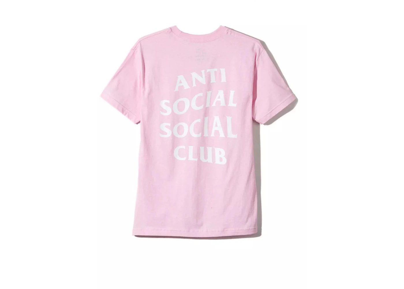 Tee Light Pink Anti Social Social Club Tee Shirts Anti Social Social Club Rose Shirt ANTI SOCIAL SOCIAL