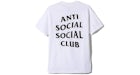 Camiseta Anti Social Social Club Logo en blanco