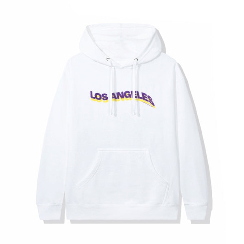 White discount lakers hoodie