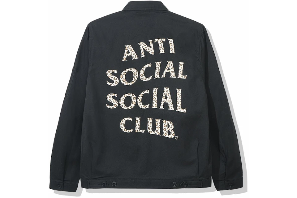 Anti Social Social Club Lube Jacket Black