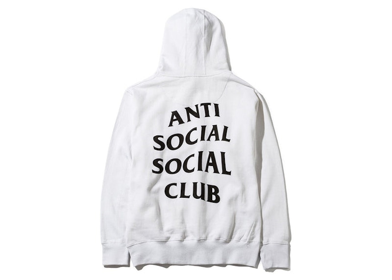 Anti Social Social Club Masochism Hoodie White Men's - FW22 - US