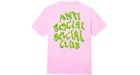 Anti Social Social Club Melt Away T-Shirt Rosa
