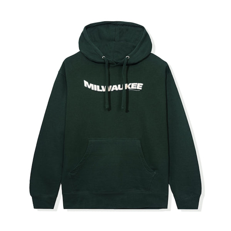 Anti Social Social Club Milwaukee Hoodie Greeb Men's - FW22 - US