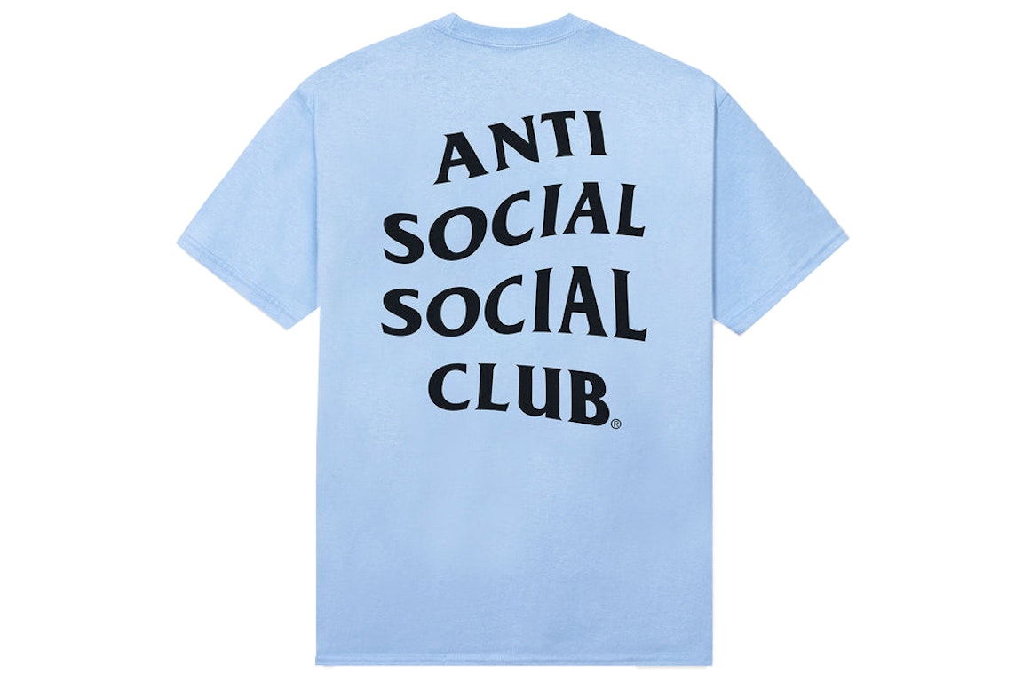 Pre-owned Anti Social Social Club Mind Game Tee Blue