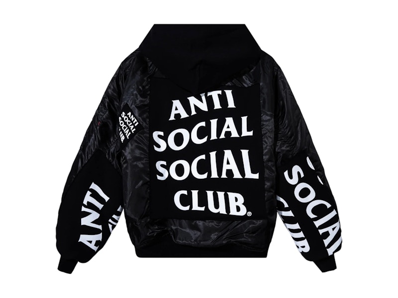 Anti Social Social Club Mind Games Bomber Black/White メンズ - FW24 - JP