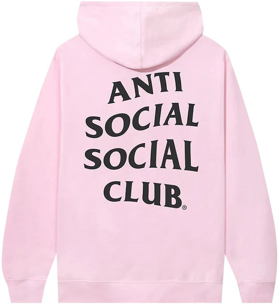 Anti Social Social Club Mind Games Hoodie Black/Pink Men's - FW23 - US