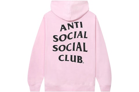 Anti Social Social Club Mind Games Hoodie Black/Pink Men's FW23 US