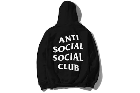 Anti Social Social Club Mind Games Hoodie (FW19) Black Men's