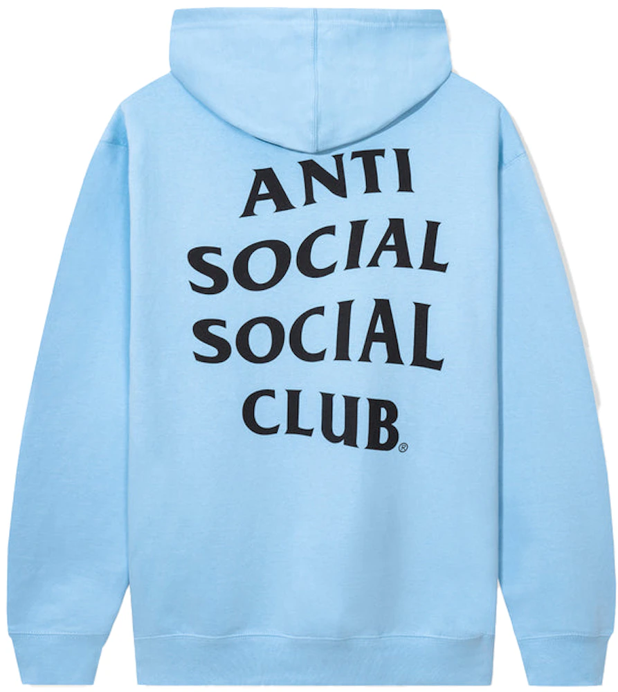 Anti Social Social Club Mind Games Hoodie Blue Men's - FW23 - US