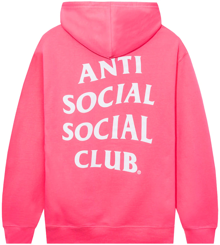 Anti Social Social Club Mind Games Hoodie Pink Men's - FW23 - US