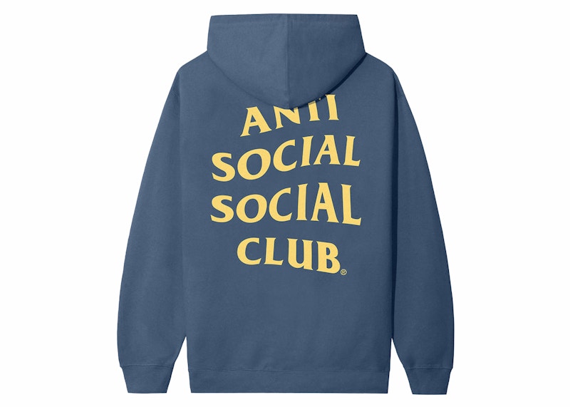 Anti Social Social Club Mind Games Hoodie Storm Blue Men s SS24 US