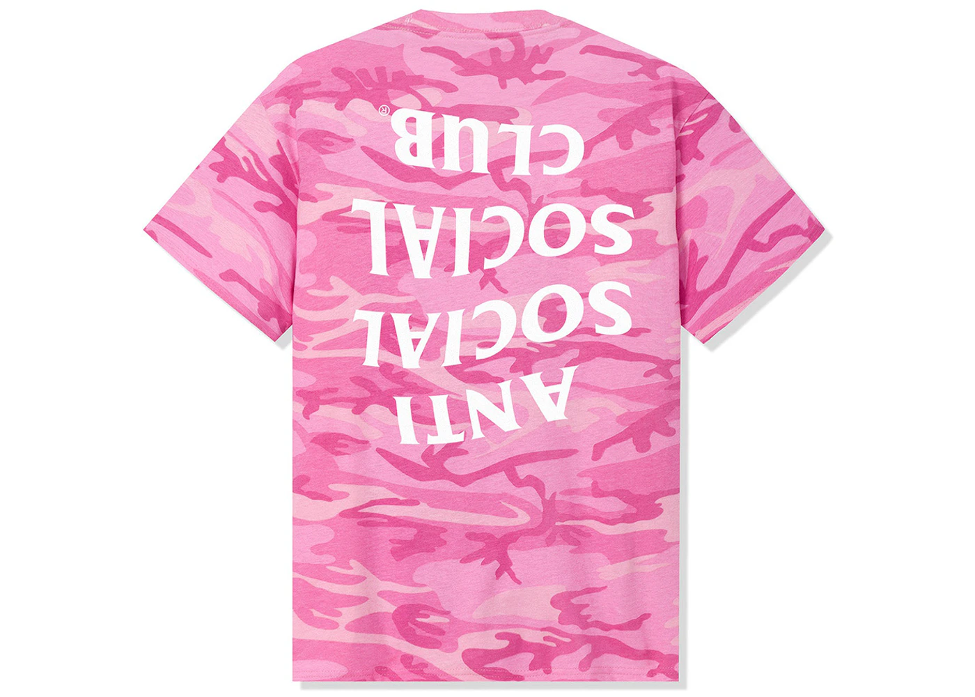 Anti Social Social Club Mind Play Tee Pink Camo Men's SS24 US