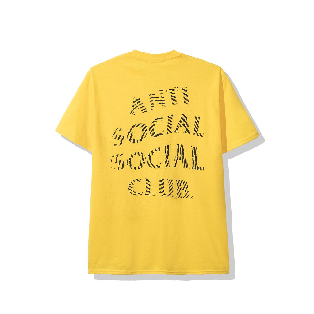 Anti Social Social Club Misprint Tee (FW19) Yellow - FW19 Men's - US