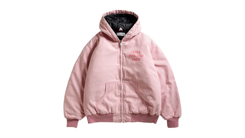 Anti Social Social Club Missing Work Jacket Pink Men's - FW25 - US Anti Social Social Club Missing Work Jacket Pink Men's - FW25 - US