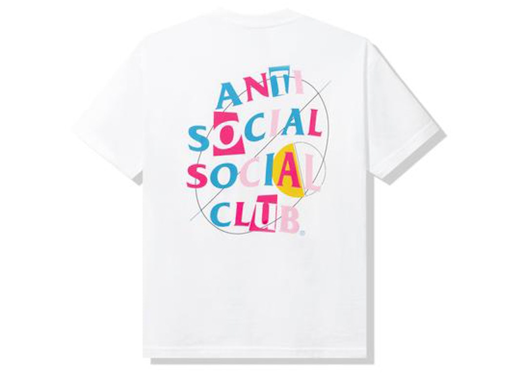 Pre-owned Anti Social Social Club Mood Bored Tee White