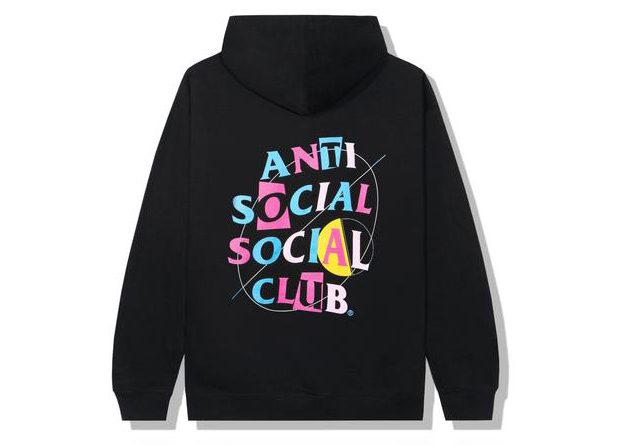 Anti Social Social Club Moodbored Hoodie Black