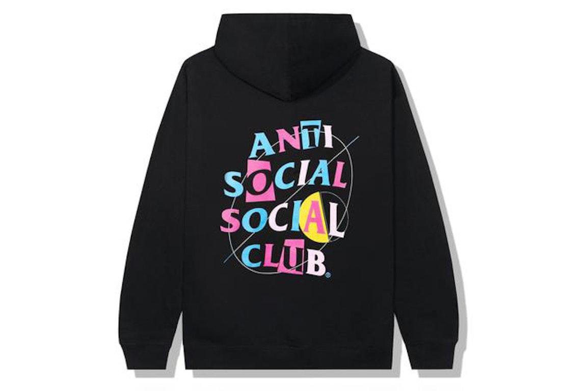 Pre-owned Anti Social Social Club Moodbored Hoodie Black