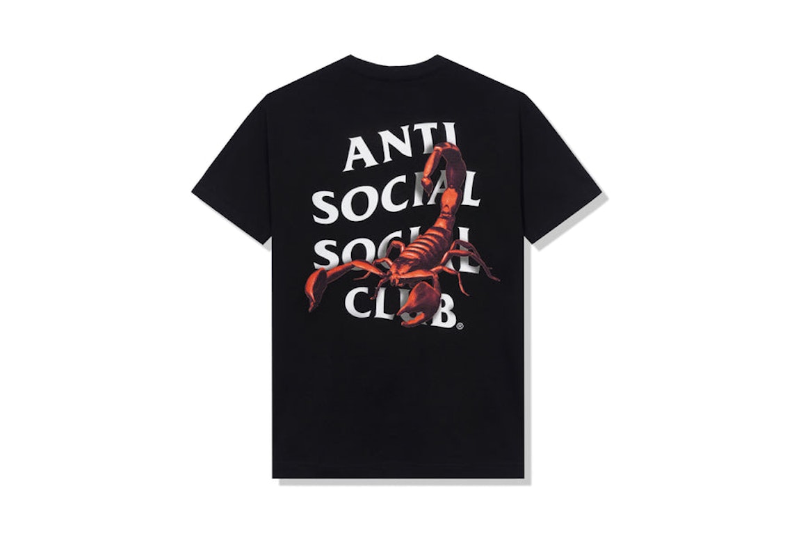 Pre-owned Anti Social Social Club Moodsting T-shirt Black