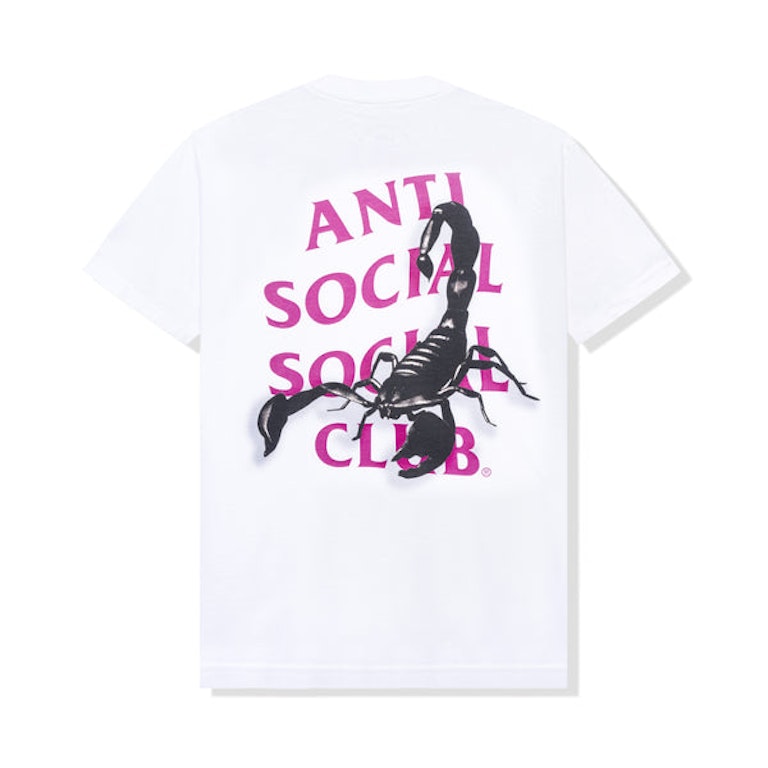 Pre-owned Anti Social Social Club Moodsting T-shirt White