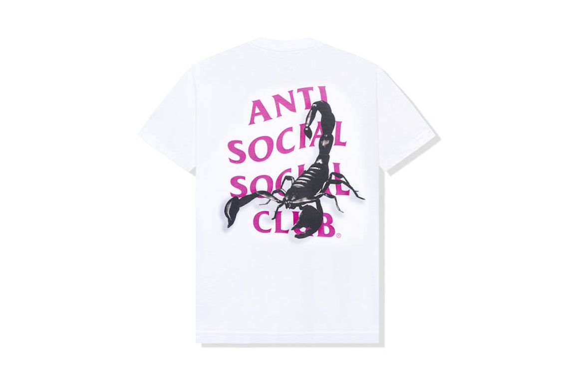Pre-owned Anti Social Social Club Moodsting T-shirt White