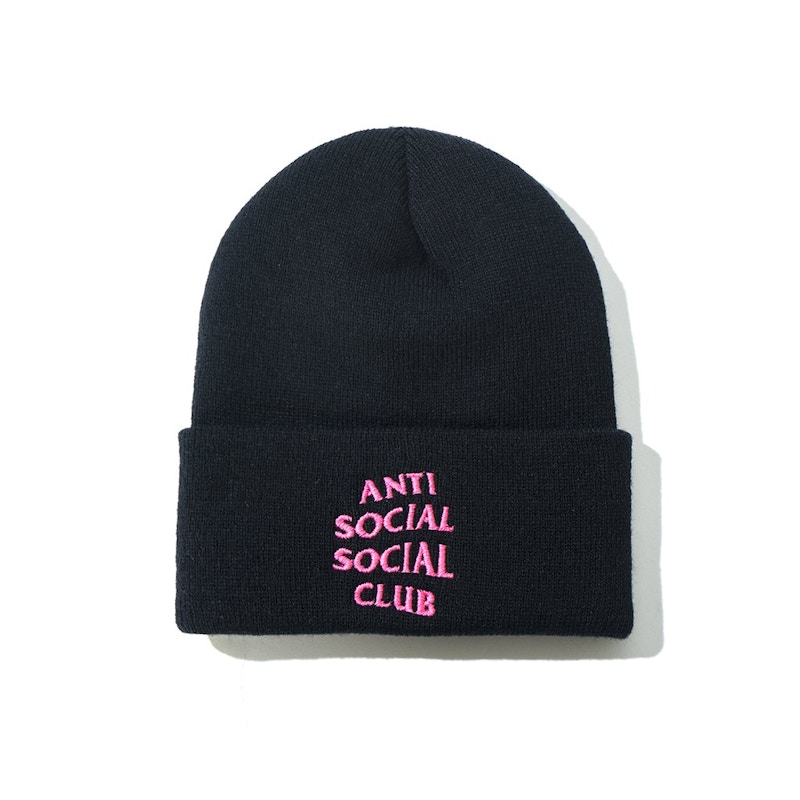 Anti Social Social Club Mr. Bean Knit Cap (FW19) Black