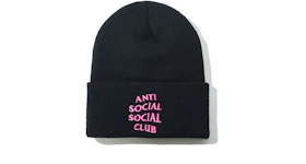 Anti Social Social Club Mr. Bean Knit Cap (FW19) Black