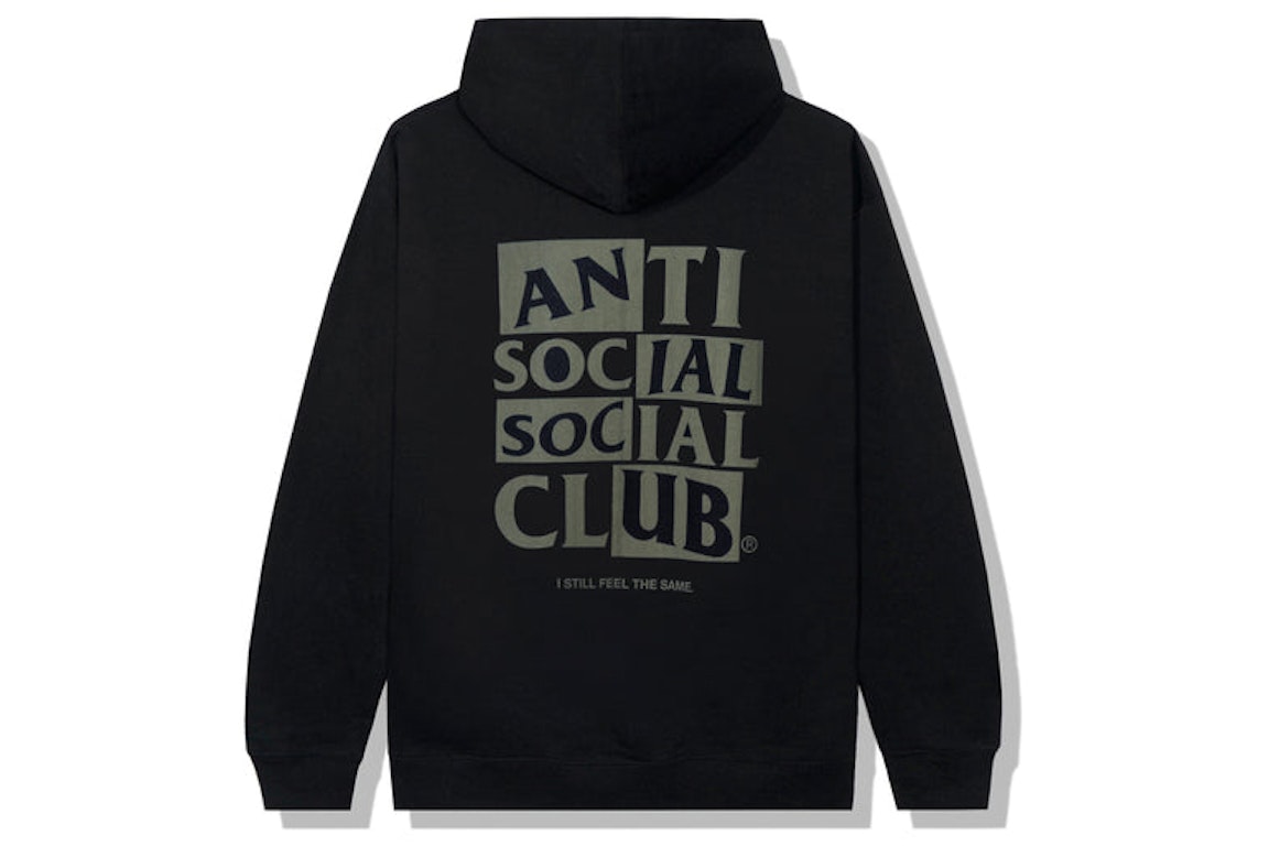 Pre-owned Anti Social Social Club Muted Hoodie Black