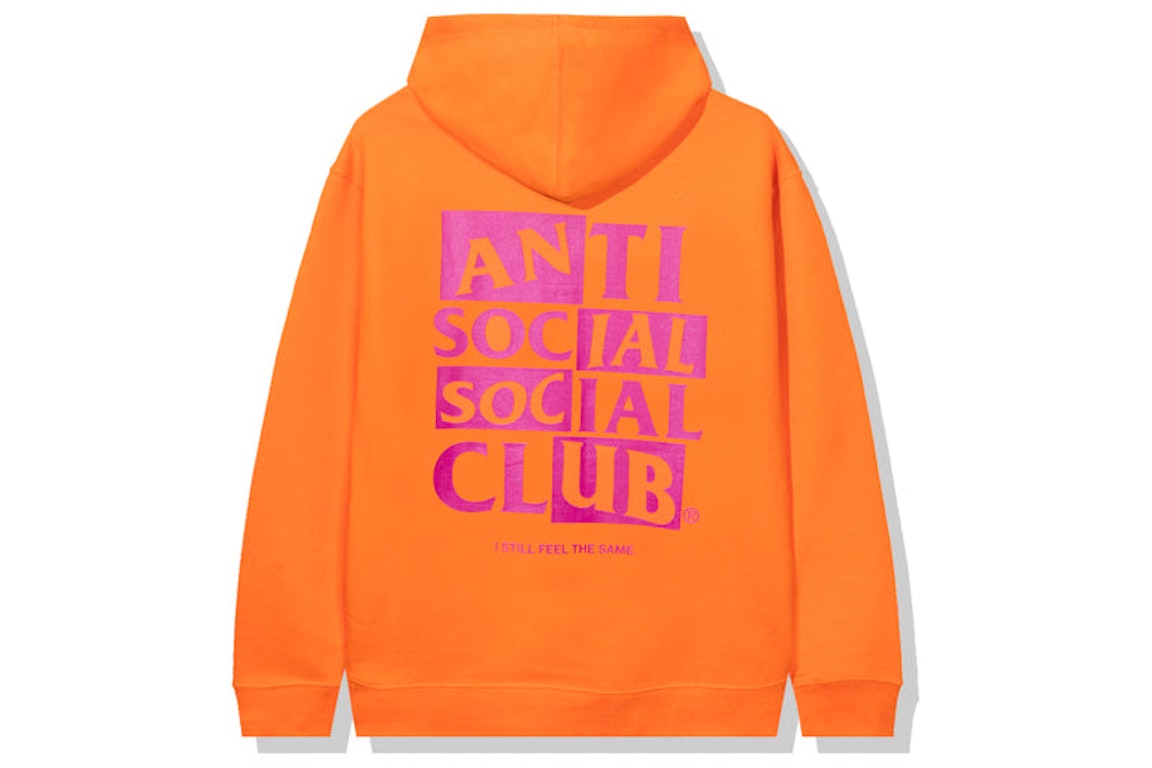 Pre-owned Anti Social Social Club Muted Hoodie Orange