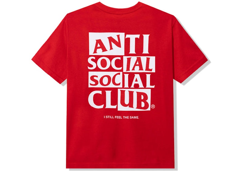 Anti Social Social Club Muted T-shirt Red Men's - SS22 - US