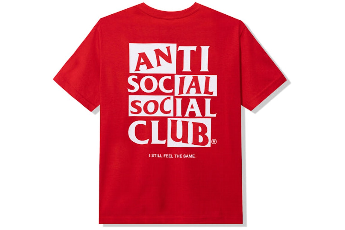 Pre-owned Anti Social Social Club Muted T-shirt Red