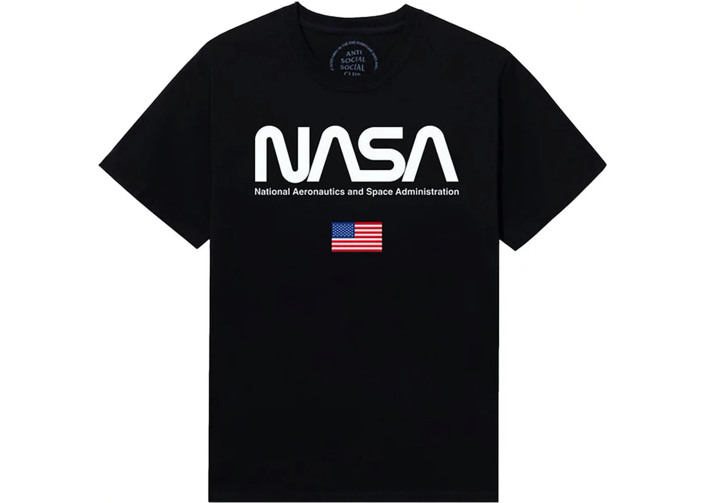 Anti Social Social Club Nasa Phenomena Tee Black Men's US