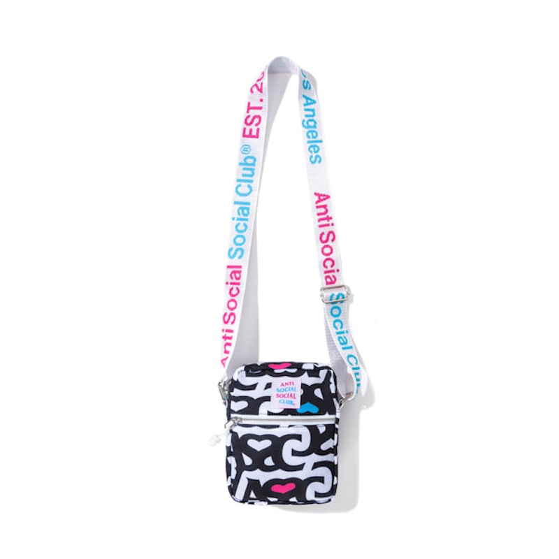 Anti Social Social Club Negative Space Side Bag White