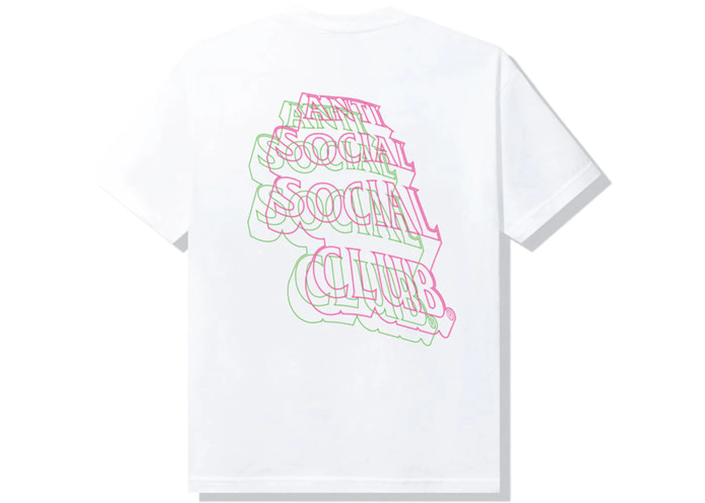 Anti Social Social Club Neon Lights And A Lot Of Rain T-shirt