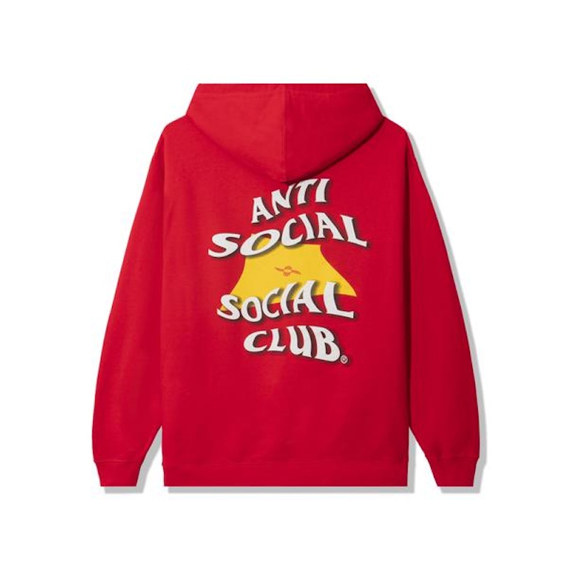 Anti Social Social Club New Mexico Hoodie Red Men's - SS21 - US