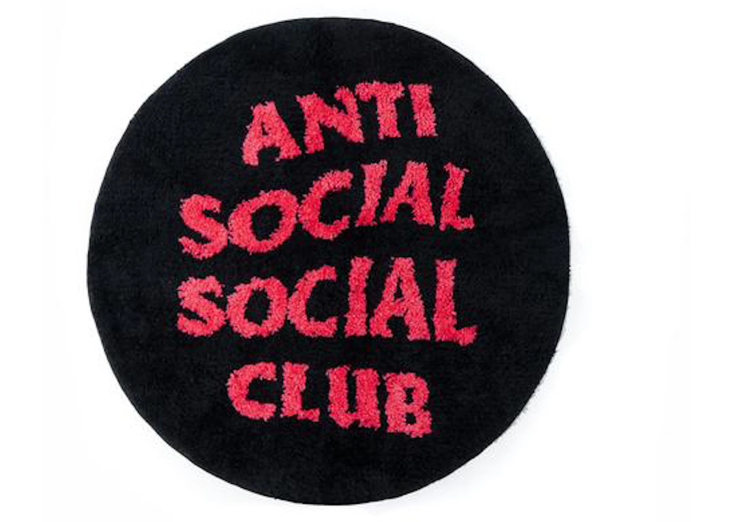 Anti Social Social Club No Shoes Inside Rug Black - SS21 - US