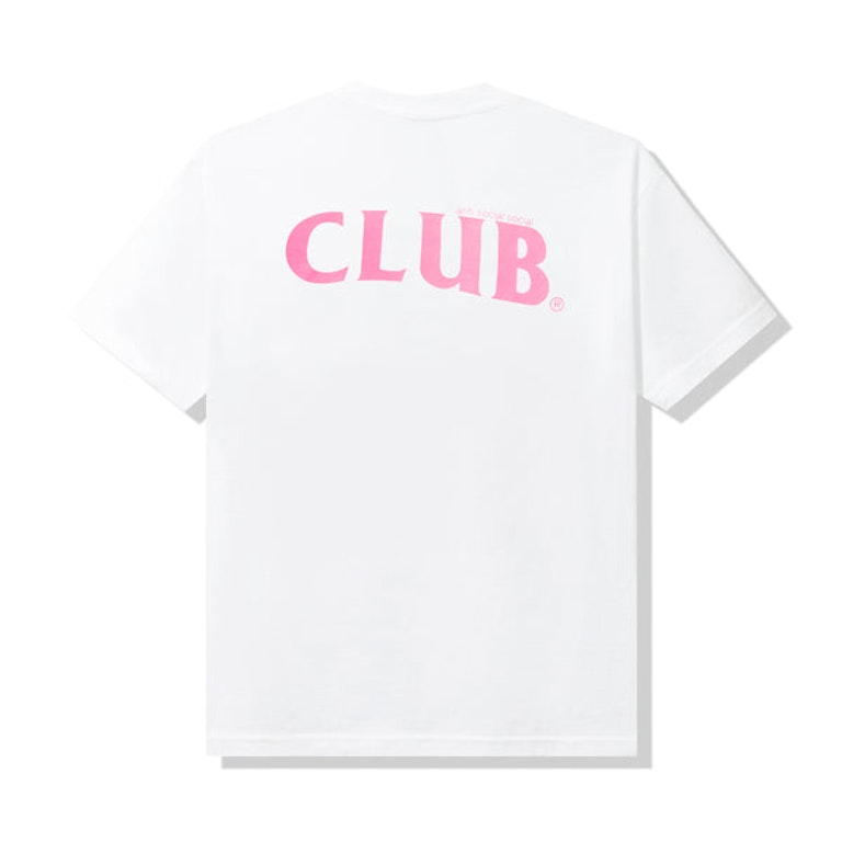 Pre-owned Anti Social Social Club Oh That Club T-shirt White