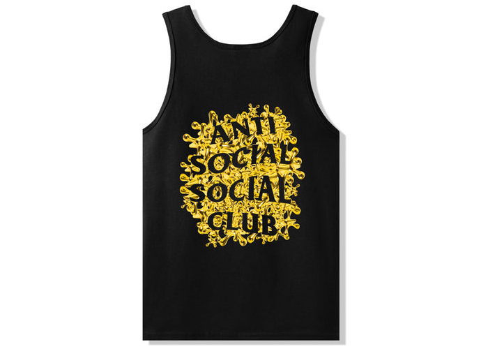 Anti Social Social Club Our Experiment Tank Top Black Men's - SS22