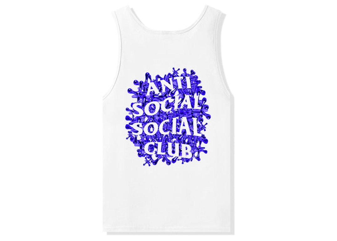 Pre-owned Anti Social Social Club Our Experiment Tank Top White