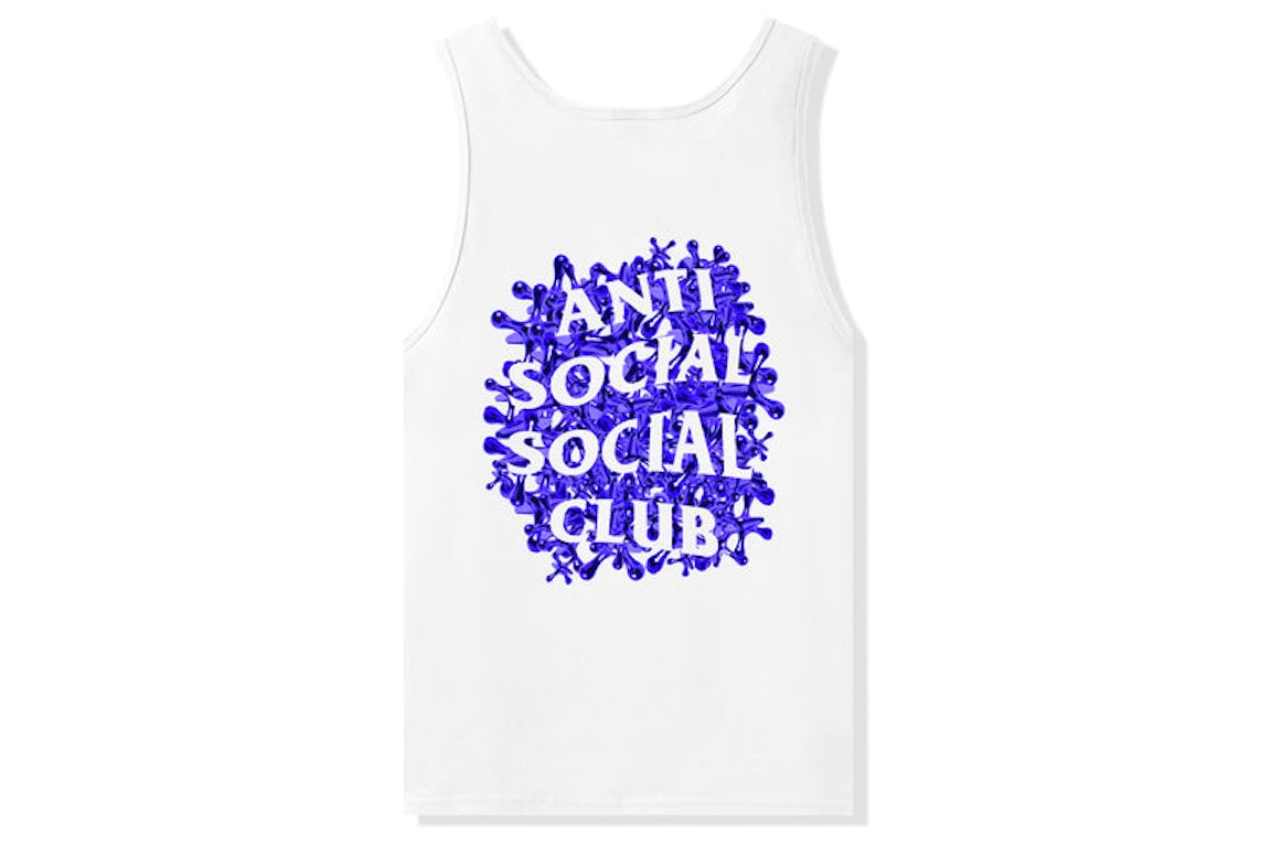 Pre-owned Anti Social Social Club Our Experiment Tank Top White
