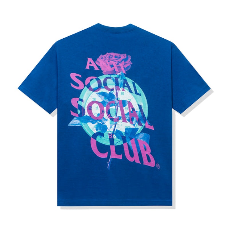 Anti Social Social Club Out Of Time T shirt Blue Men s SS22 US