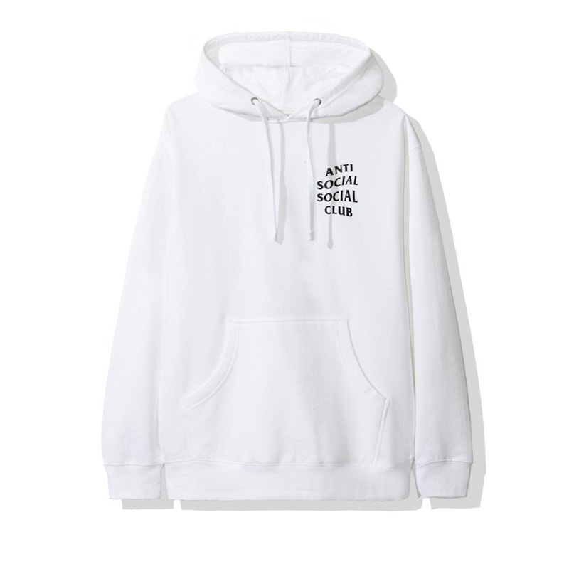 Anti Social Social Club Pair Of Dice Hoodie (FW19) White Men's