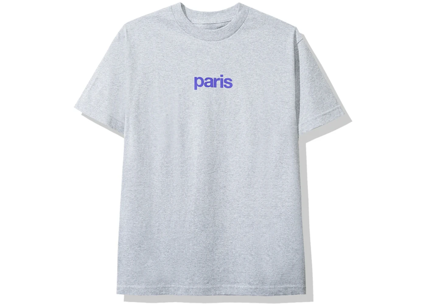 Anti Social Social Club Paris Tee FW19 Grey Herren FW19 DE