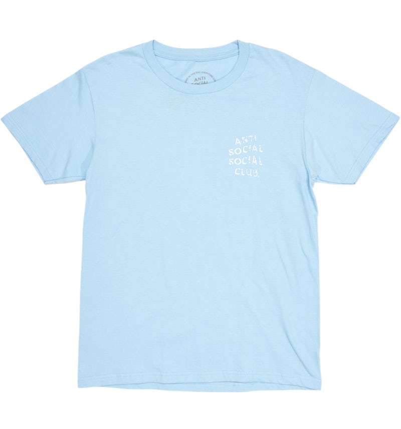 Anti Social Social Club Partly Cloudy T-shirt Blue Men's US