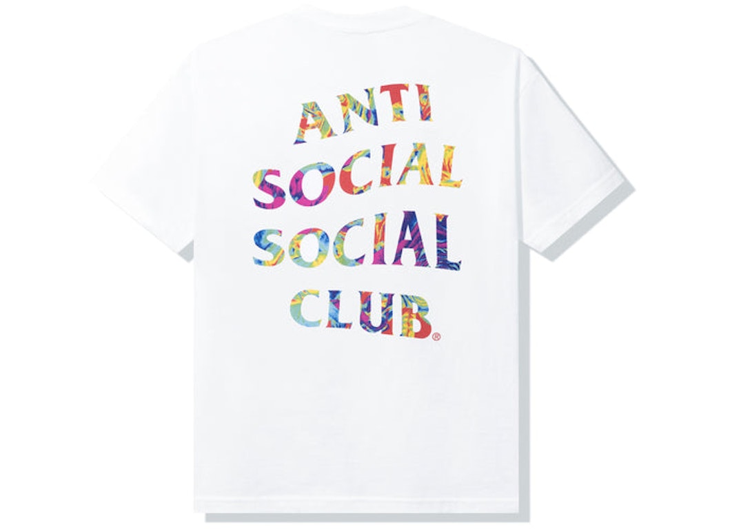 Pre-owned Anti Social Social Club Pedals On The Floor T-shirt White