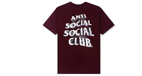 Anti Social Social Club Phaneritic Tee Burgundy