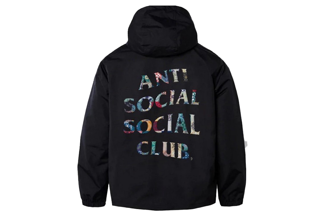 Pre-owned Anti Social Social Club Picking Up The Pieces Hoodie Black