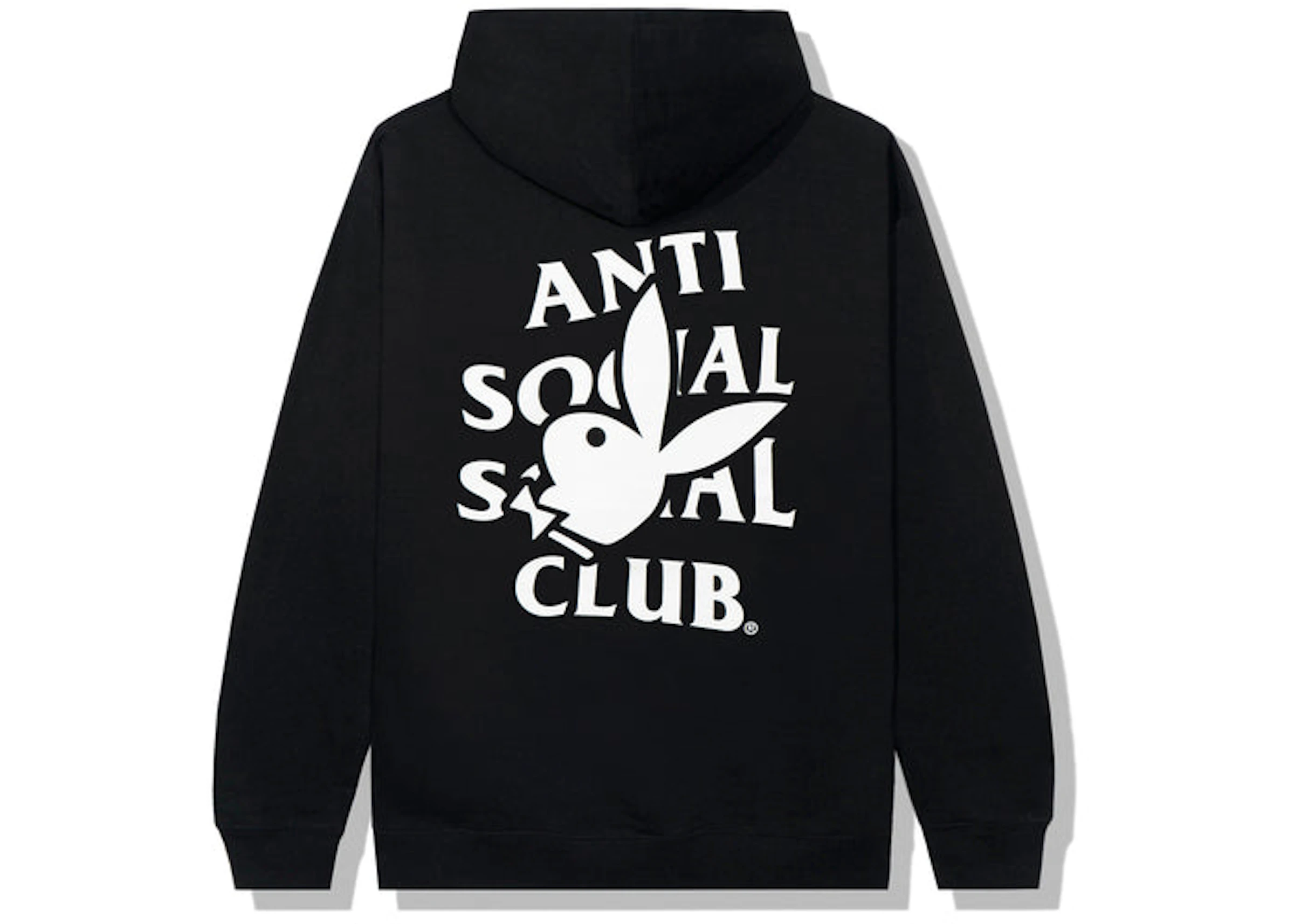 Analytiker Bloom hvis du kan Anti Social Social Club Playboy Bunny Logo Hoodie Black - SS22 - US