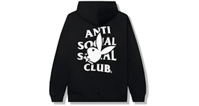 Anti Social Social Club Playboy Bunny Logo Hoodie Black