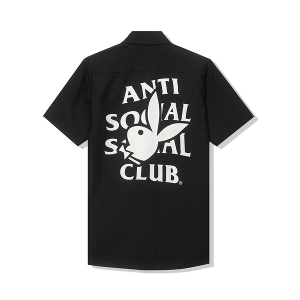 Anti Social Social Club Playboy Photographer Work Shirt Black