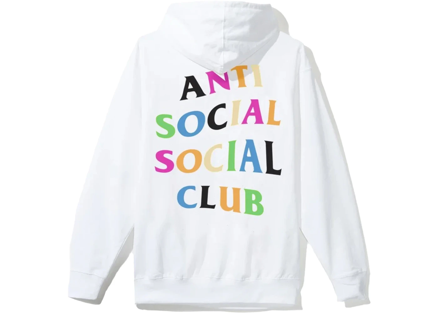 Hilsen hård Taknemmelig Anti Social Social Club Rainbow Logo Hoodie White Men's - US